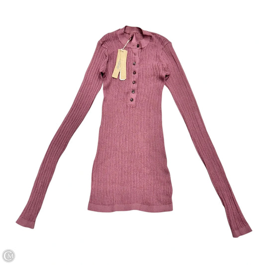 Top Long Sleeve By Skims In Mauve, Size: Xs