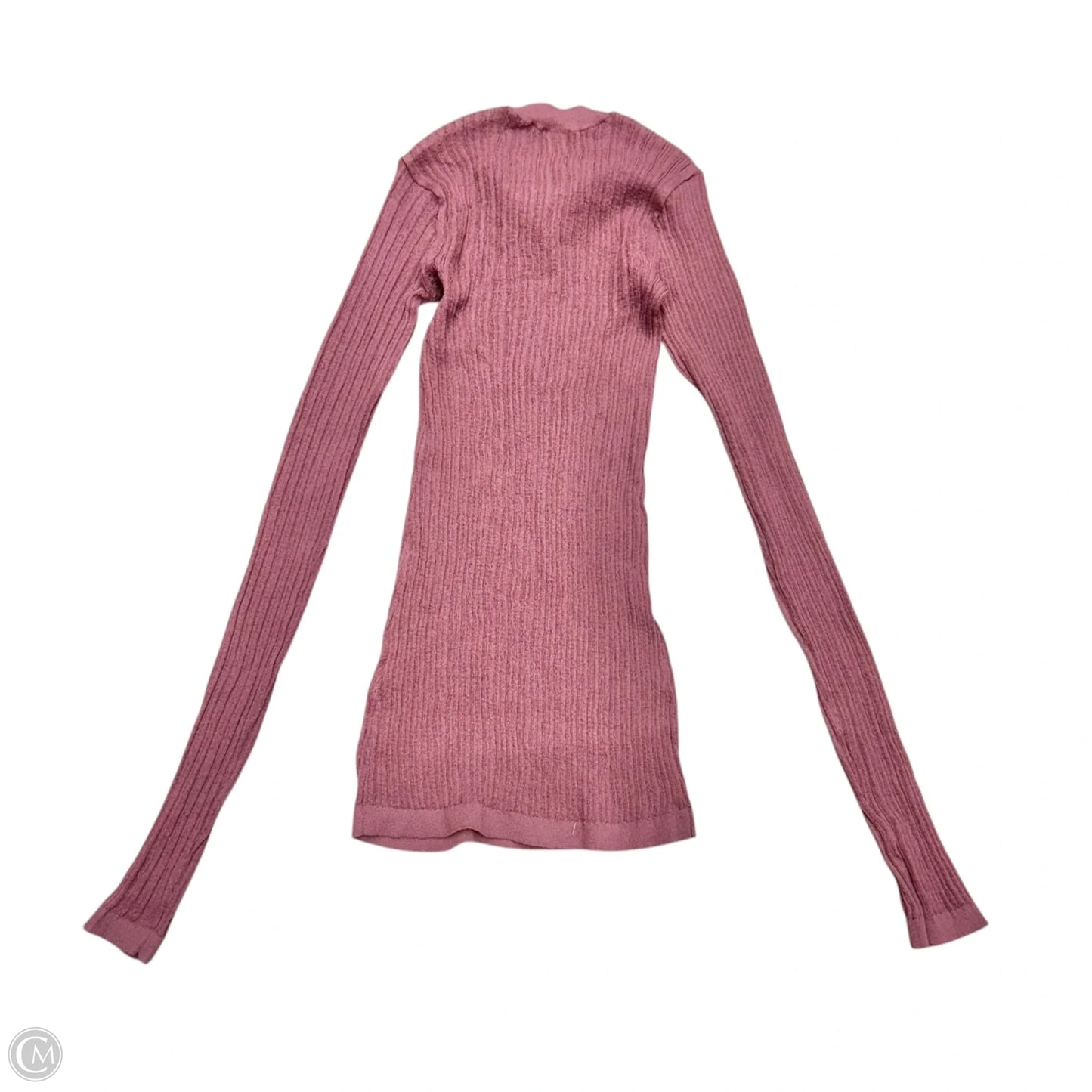 Top Long Sleeve By Skims In Mauve, Size: Xs
