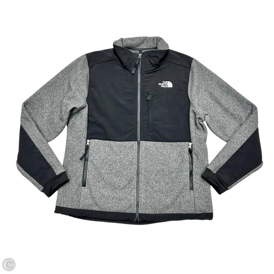 Jacket Fleece By The North Face In Black & Grey, Size: L