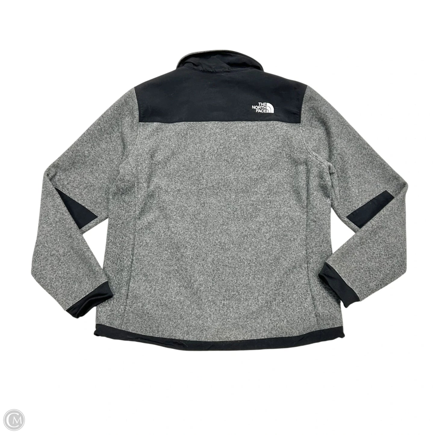 Jacket Fleece By The North Face In Black & Grey, Size: L