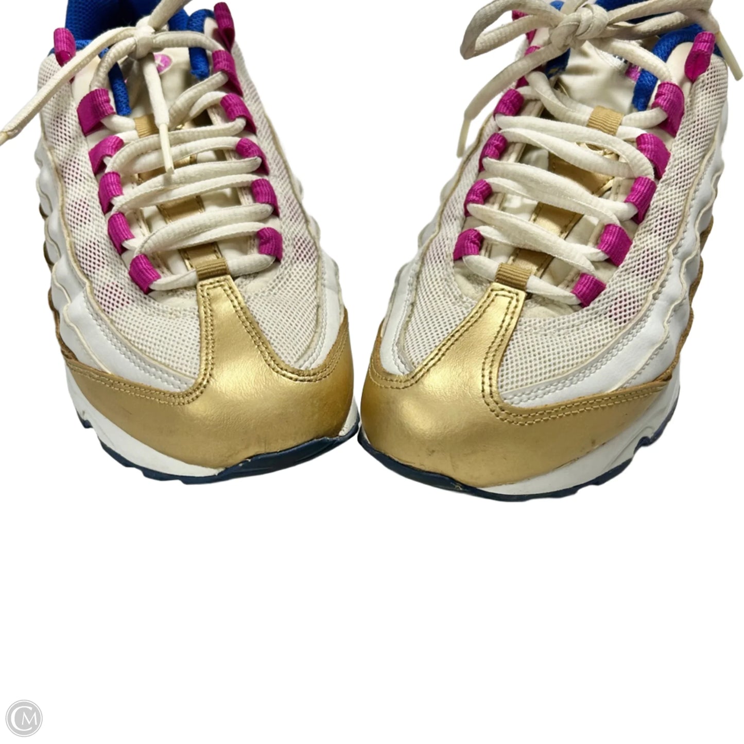 Shoes Sneakers By Nike In Gold & Pink, Size: 7.5