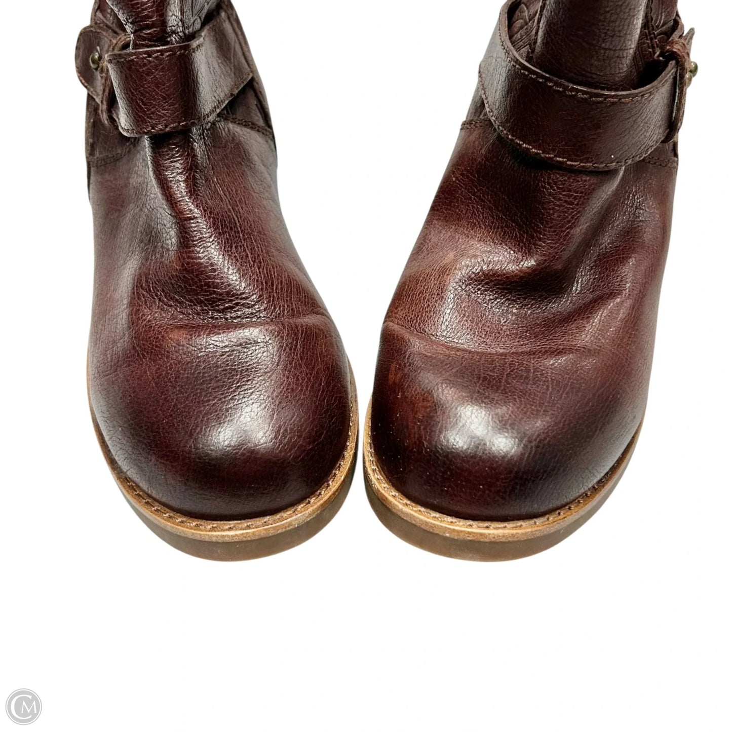 Boots Designer By Coach In Brown, Size: 7.5