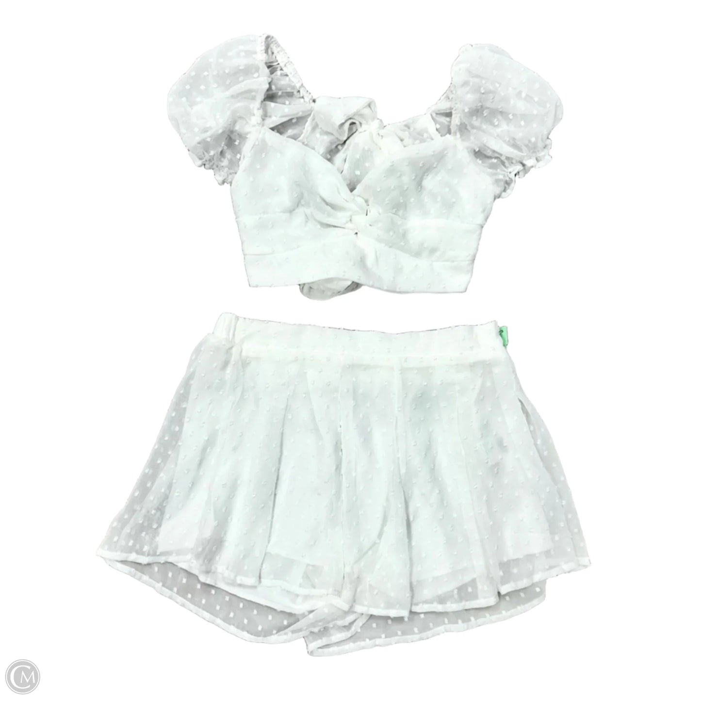 Pants Set 2pc By Boture In White, Size: L