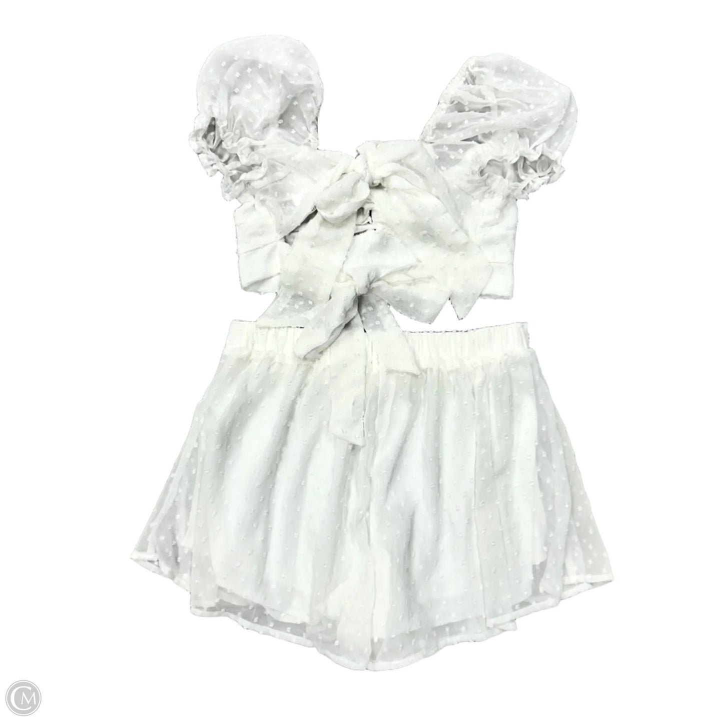 Pants Set 2pc By Boture In White, Size: L