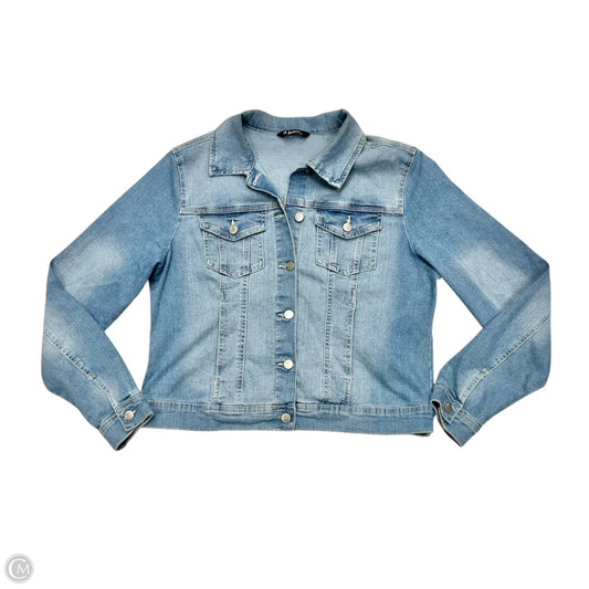 Jacket Denim By D Jeans In Blue, Size: L