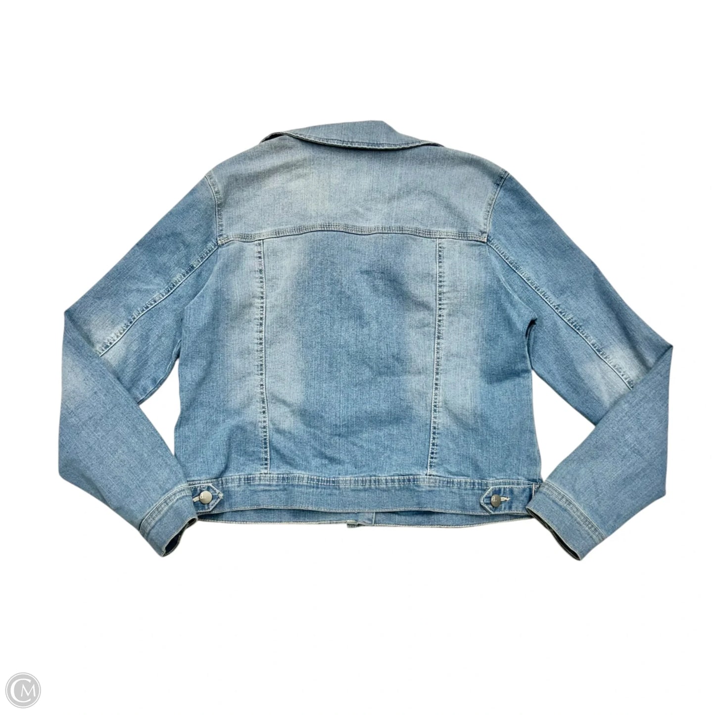 Jacket Denim By D Jeans In Blue, Size: L