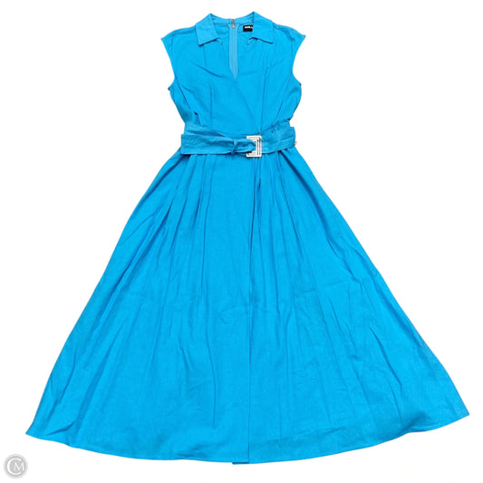 Dress Designer By Karl Lagerfeld In Blue, Size: 4