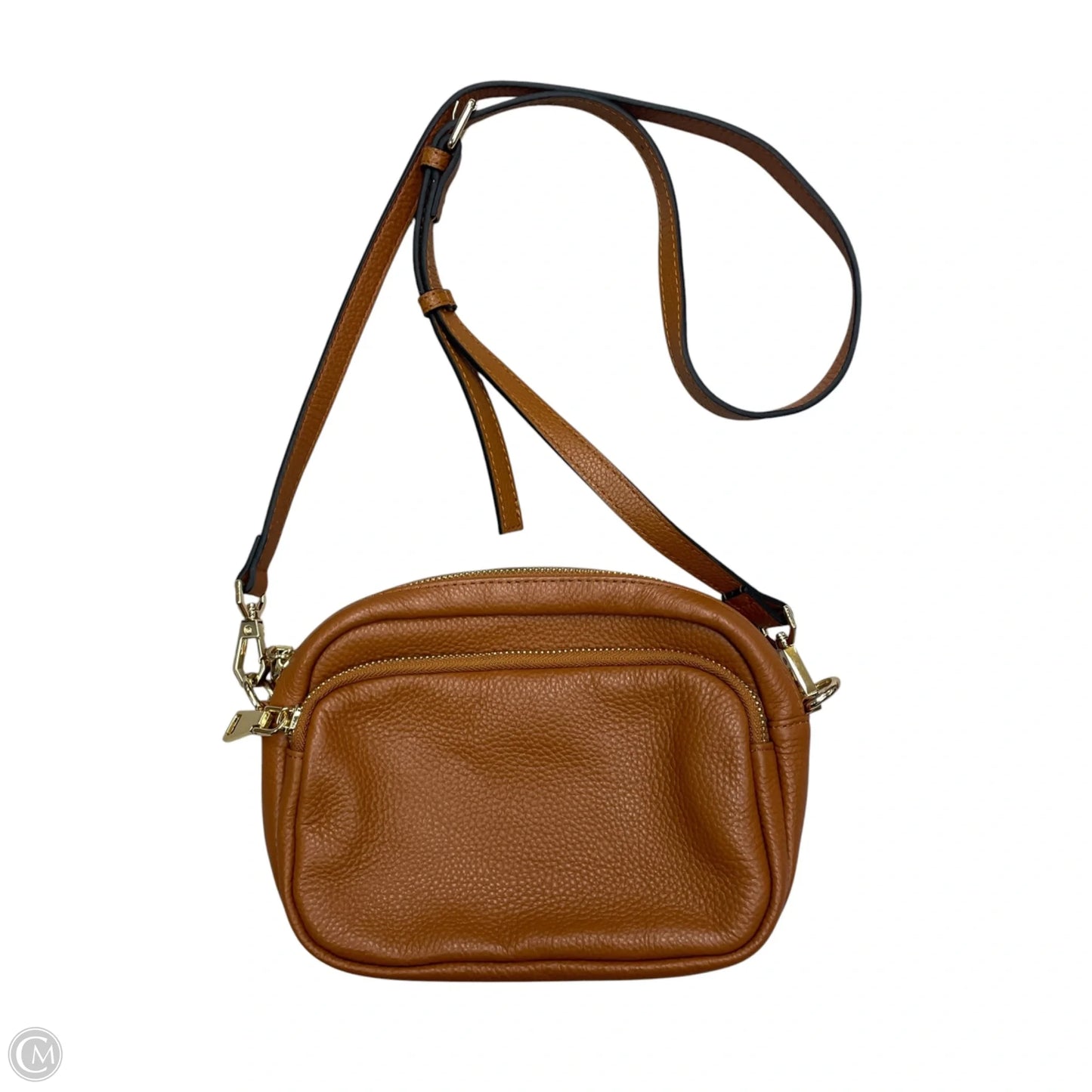 Crossbody Leather By Pom Pom London, Size: Small