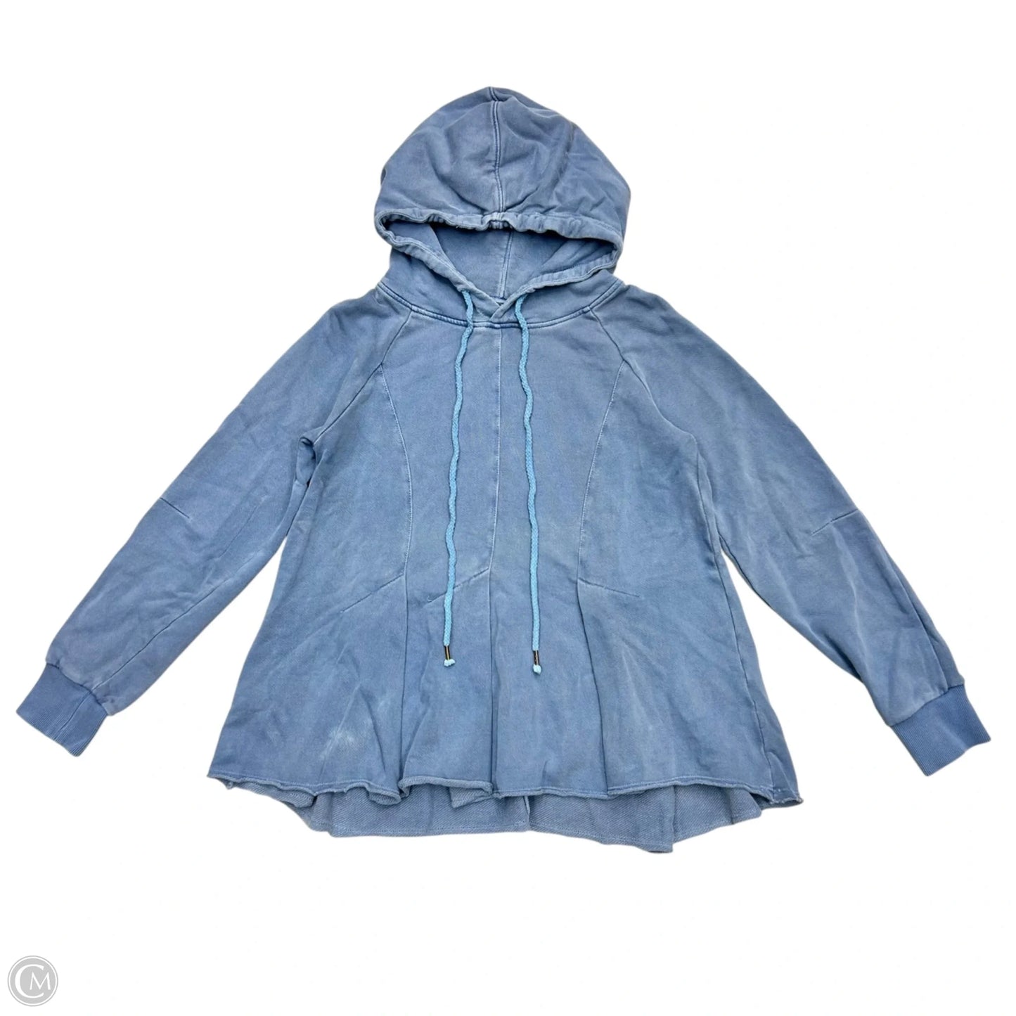 Sweatshirt Hoodie By Pilcro In Blue, Size: S