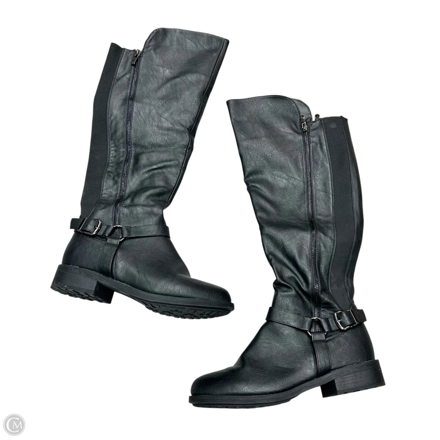 Boots Knee Heels By Dream Pairs In Black, Size: 9.5