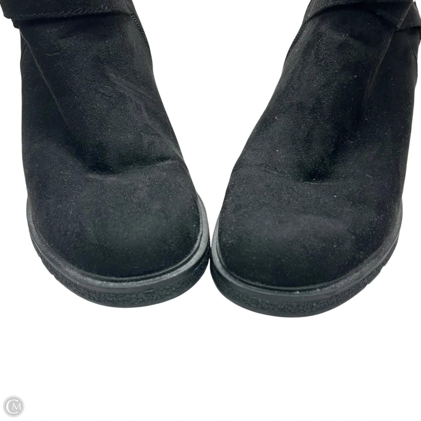 Boots Ankle Heels By Primark In Black, Size: 8w