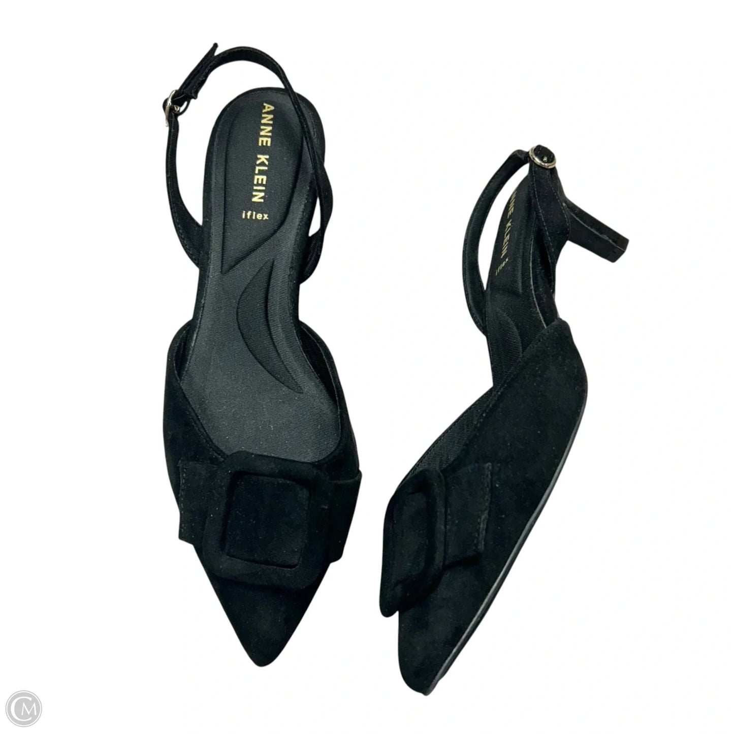 Shoes Heels Kitten By Anne Klein In Black, Size: 8.5