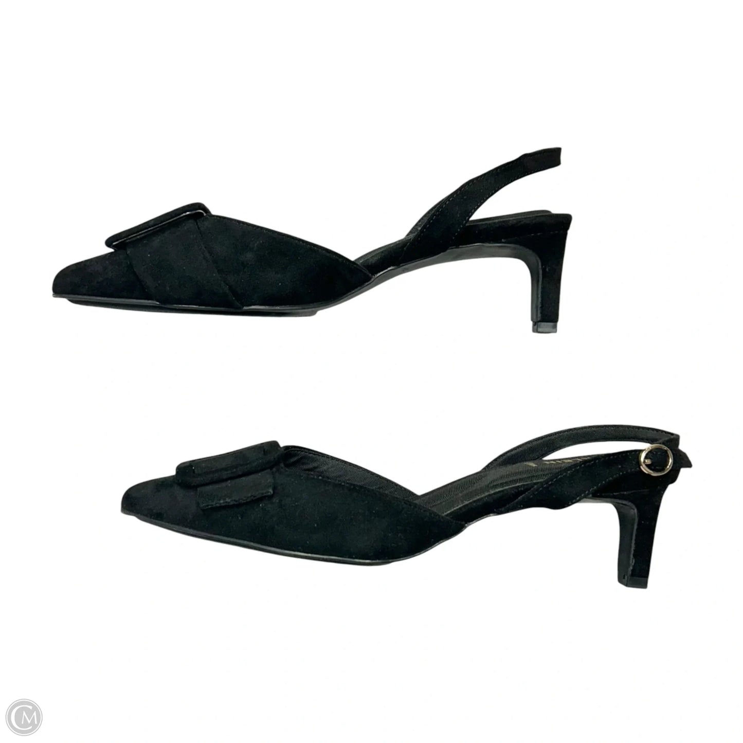 Shoes Heels Kitten By Anne Klein In Black, Size: 8.5
