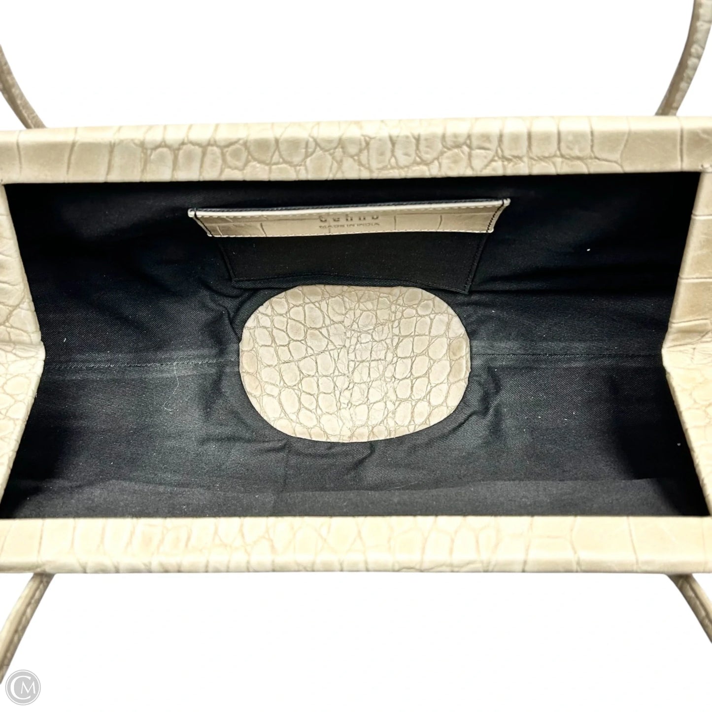 Handbag Leather By Behno, Size: Medium