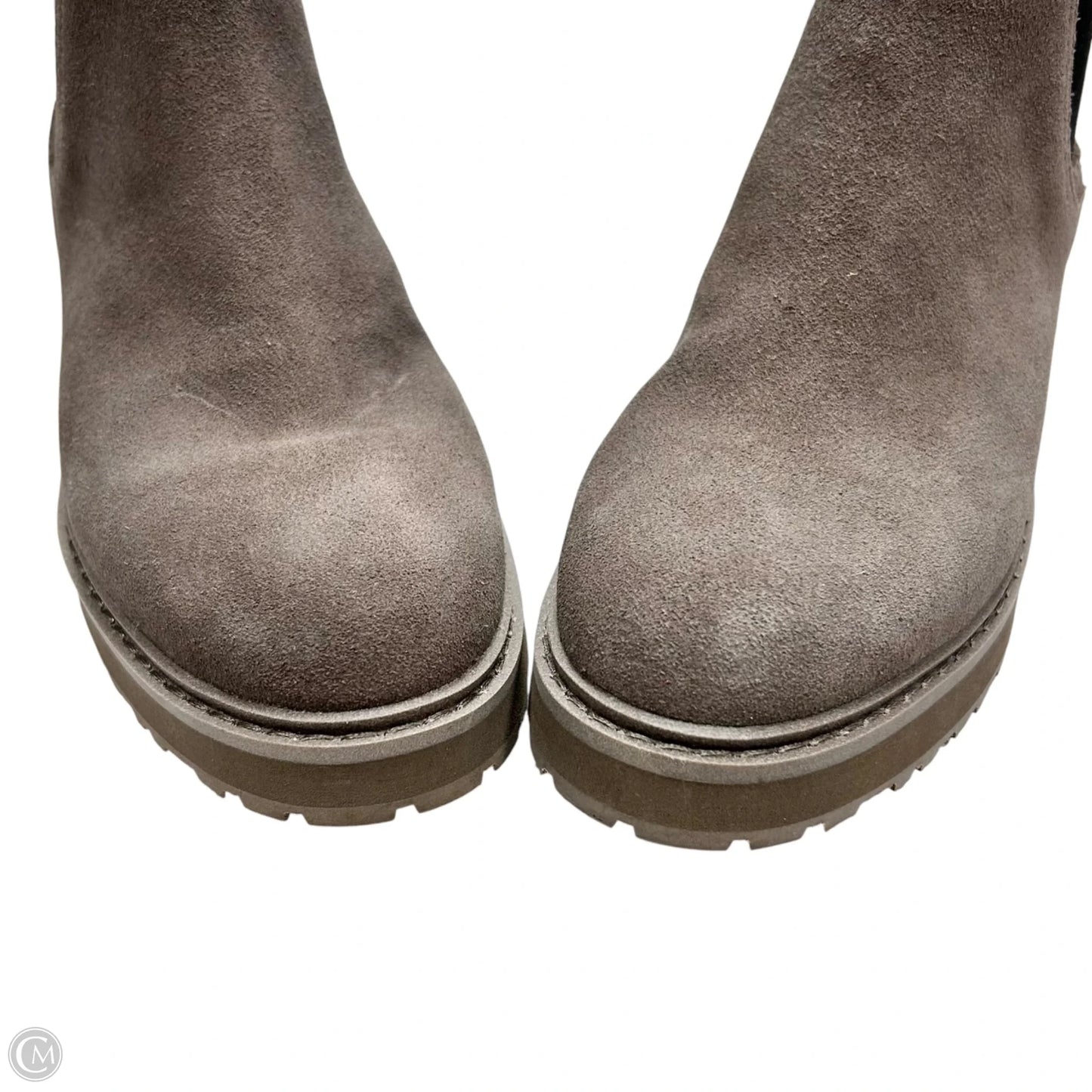 Boots Ankle Heels By Cole-haan In Black & Brown, Size: 6