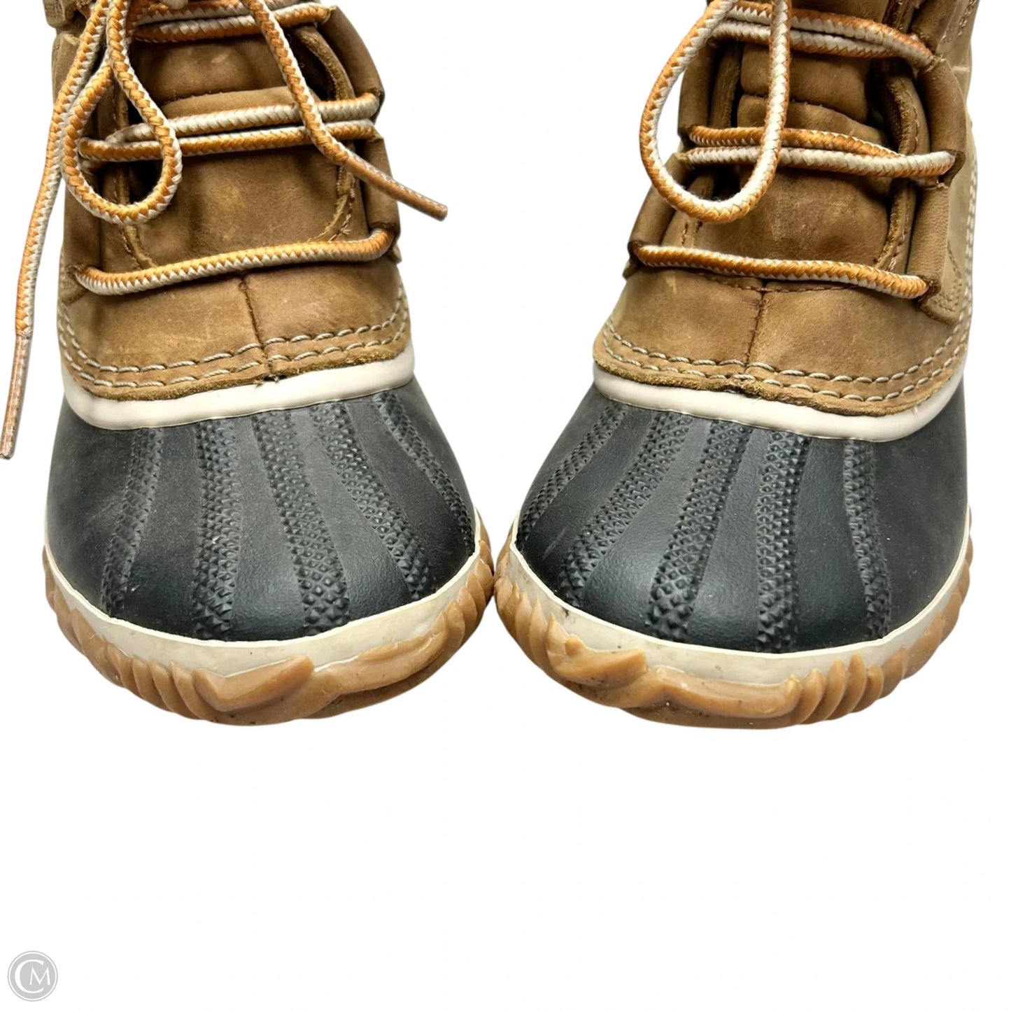 Boots Rain By Sorel In Black & Brown, Size: 6