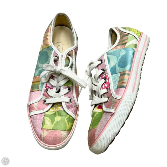 Shoes Designer By Coach In Multi-colored, Size: 7.5