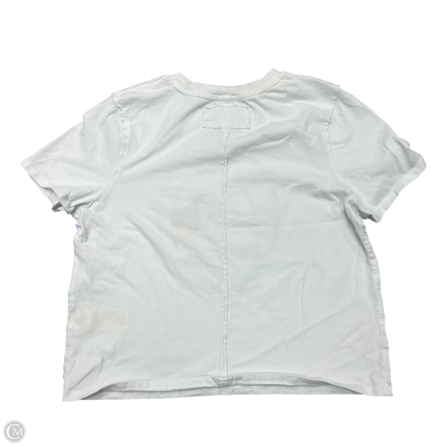 Top Short Sleeve By Tricia Fix In Blue & White, Size: Xs