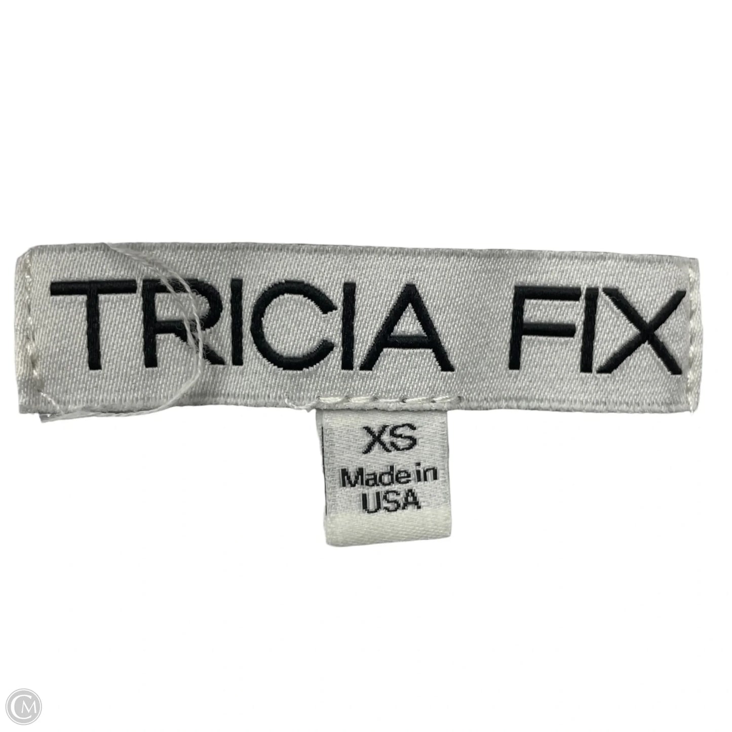 Top Short Sleeve By Tricia Fix In Blue & White, Size: Xs