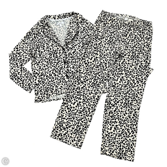 Pajamas 2pc By Nicole Michelle In Animal Print, Size: M