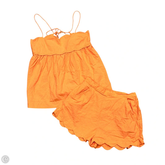 Skirt Set 2pc By Free People In Orange, Size: M