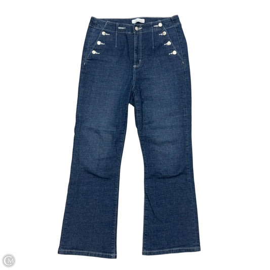 Jeans Boot Cut By Loft In Blue Denim, Size: 6