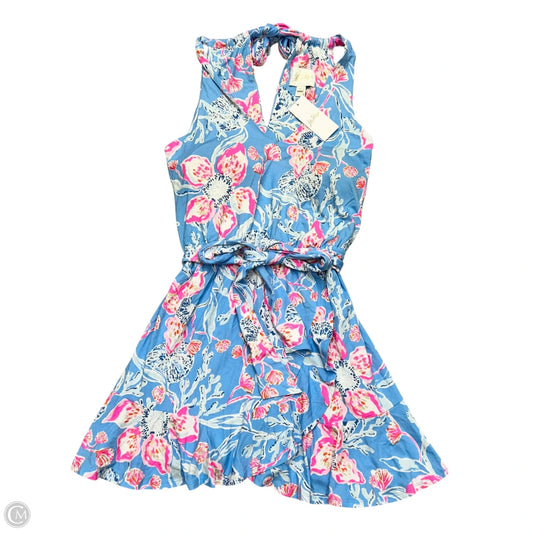 Dress Designer By Lilly Pulitzer In Blue & Pink, Size: M