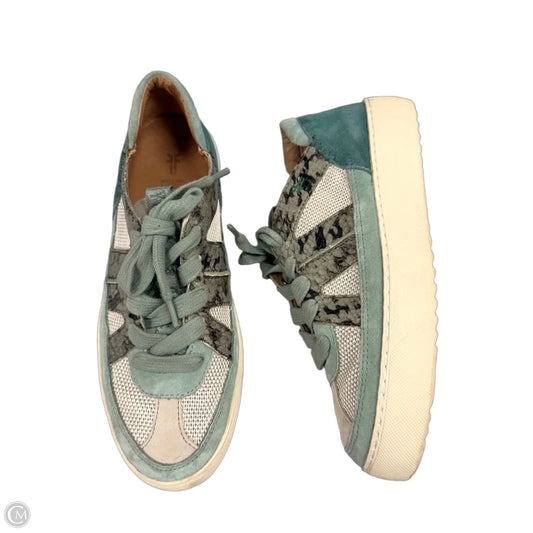 Shoes Designer By Frye In Teal, Size: 6.5