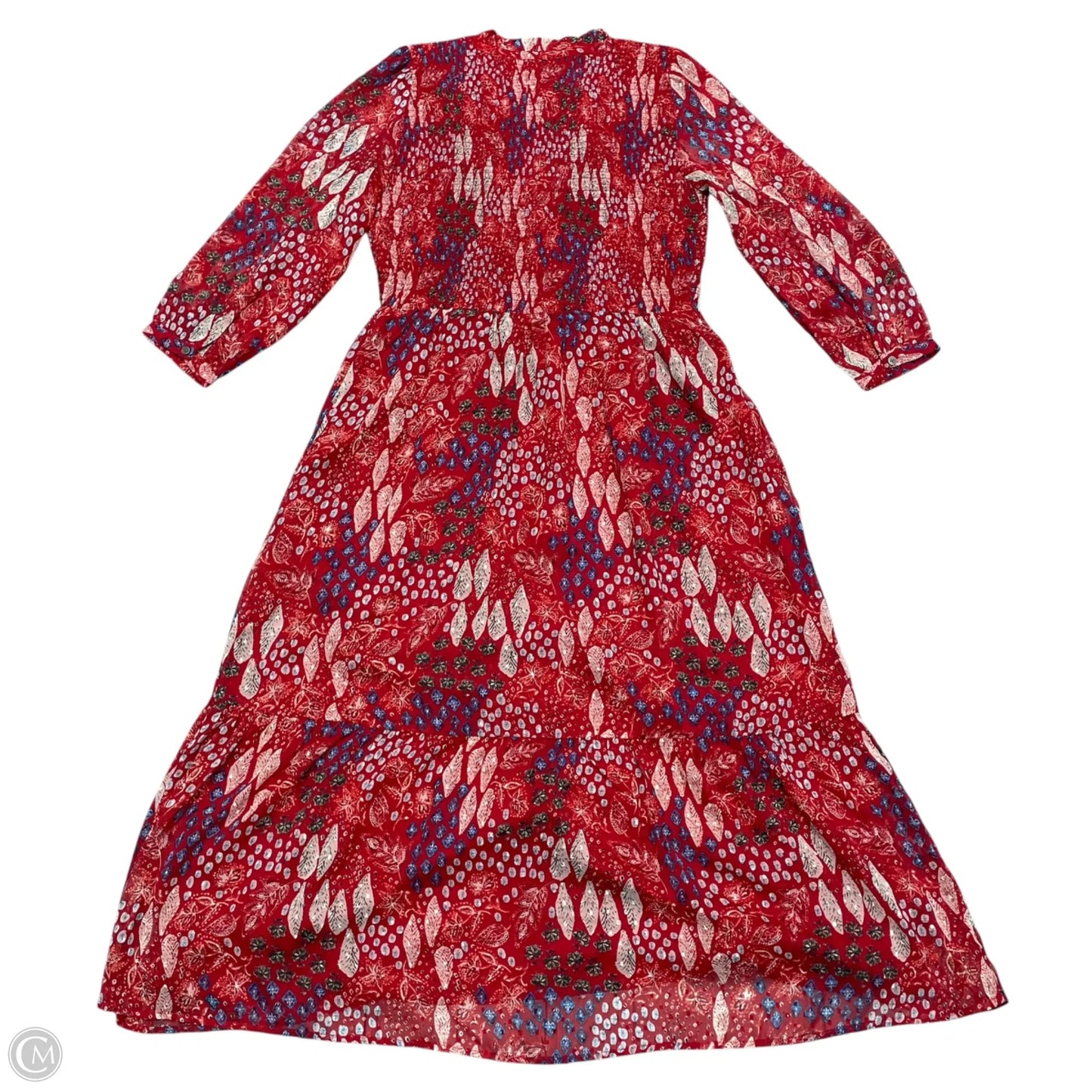 Dress Casual Maxi By Loft In Red, Size: M