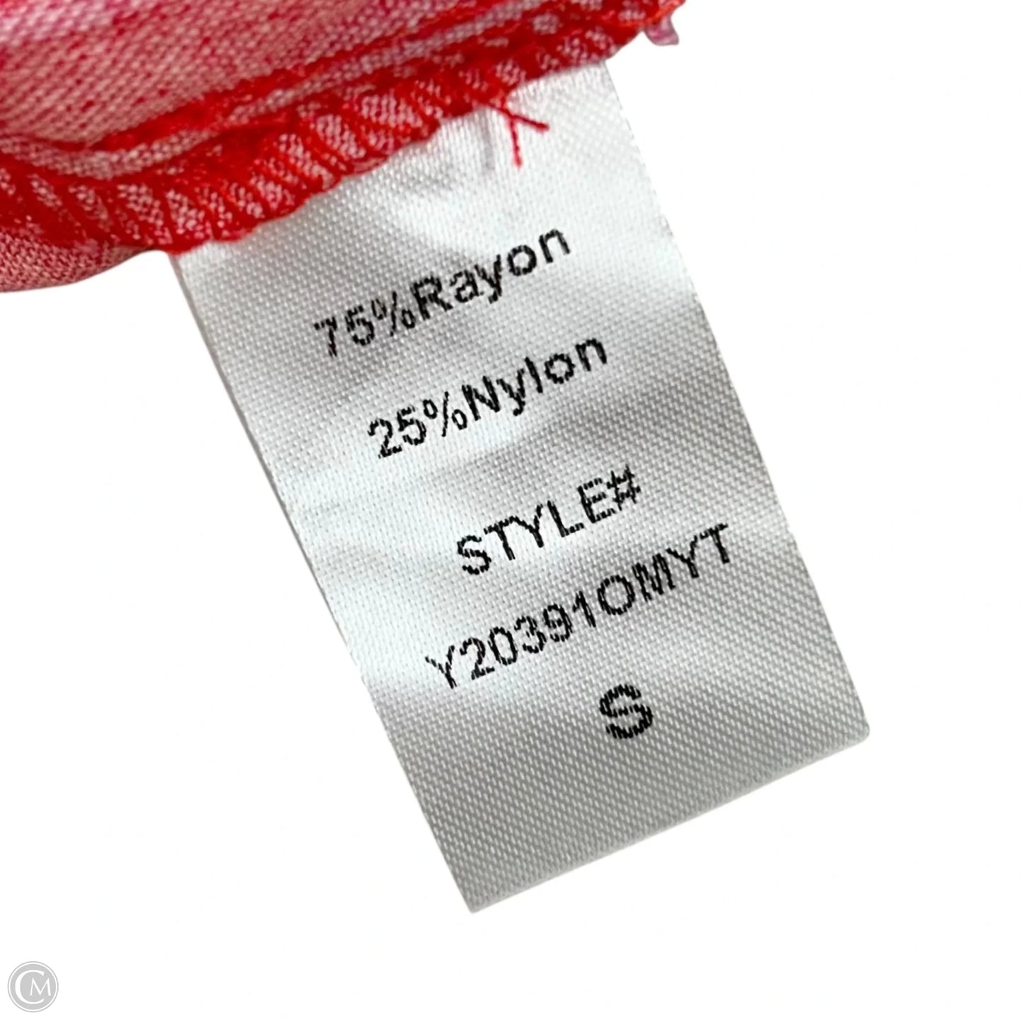Dress Casual Midi By Pomander Place In Pink & Red, Size: S