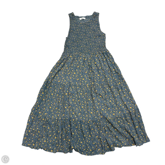 Dress Casual Midi By Natural Life In Floral Print, Size: L