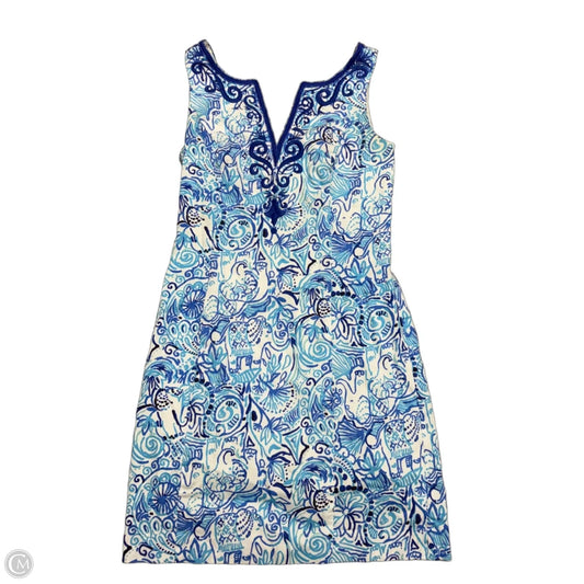 Dress Designer By Lilly Pulitzer In Blue & White, Size: Xs
