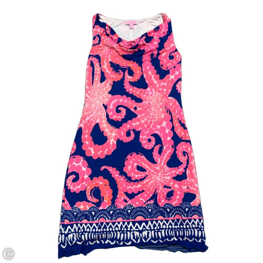 Dress Designer By Lilly Pulitzer In Blue & Pink, Size: Xs