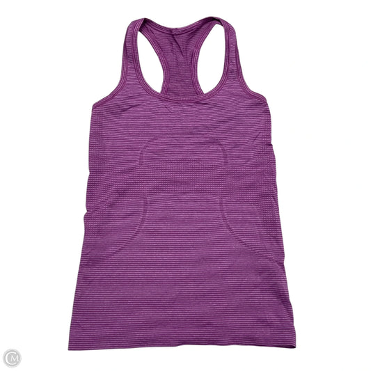Athletic Tank Top By Lululemon In Purple, Size: S