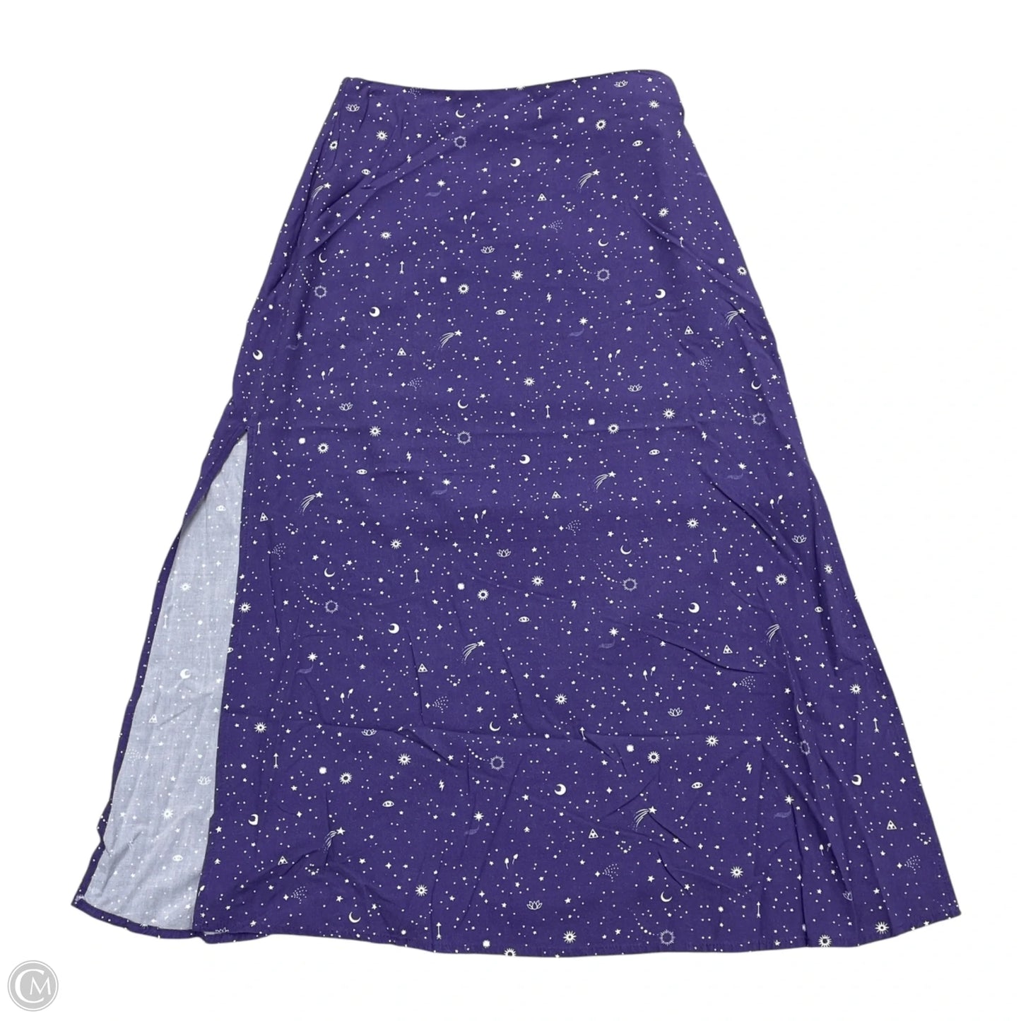 Skirt Midi By Marine Layer In Purple & White, Size: Xs