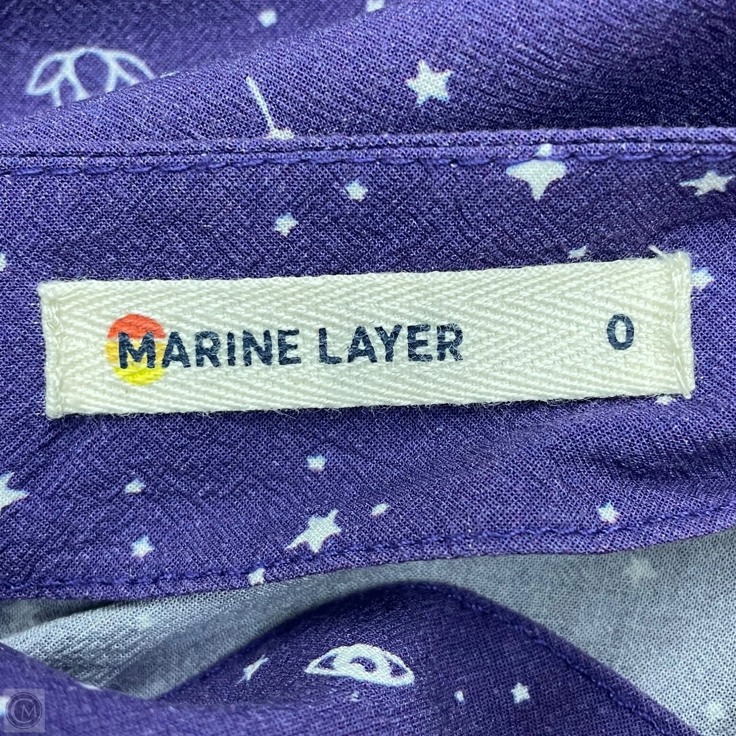 Skirt Midi By Marine Layer In Purple & White, Size: Xs