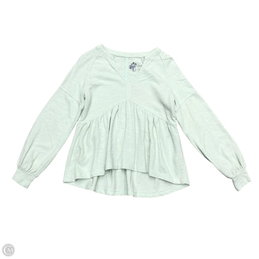 Top Long Sleeve By Pilcro In Green, Size: Xxs
