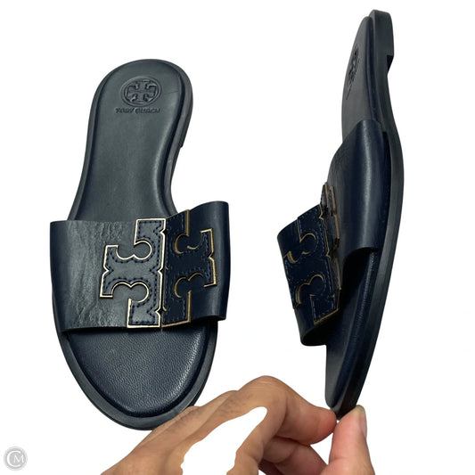 Shoes Designer By Tory Burch In Navy, Size: 7