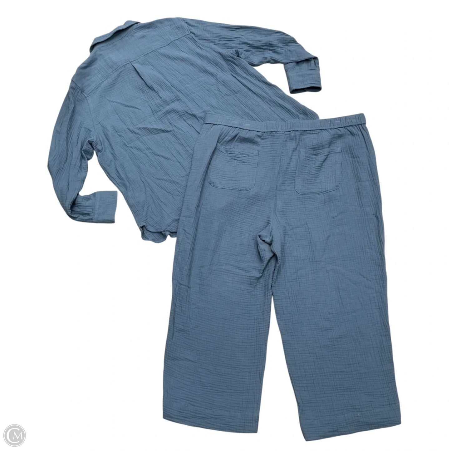 Pants Set 2pc By Talbots In Blue, Size: 2x