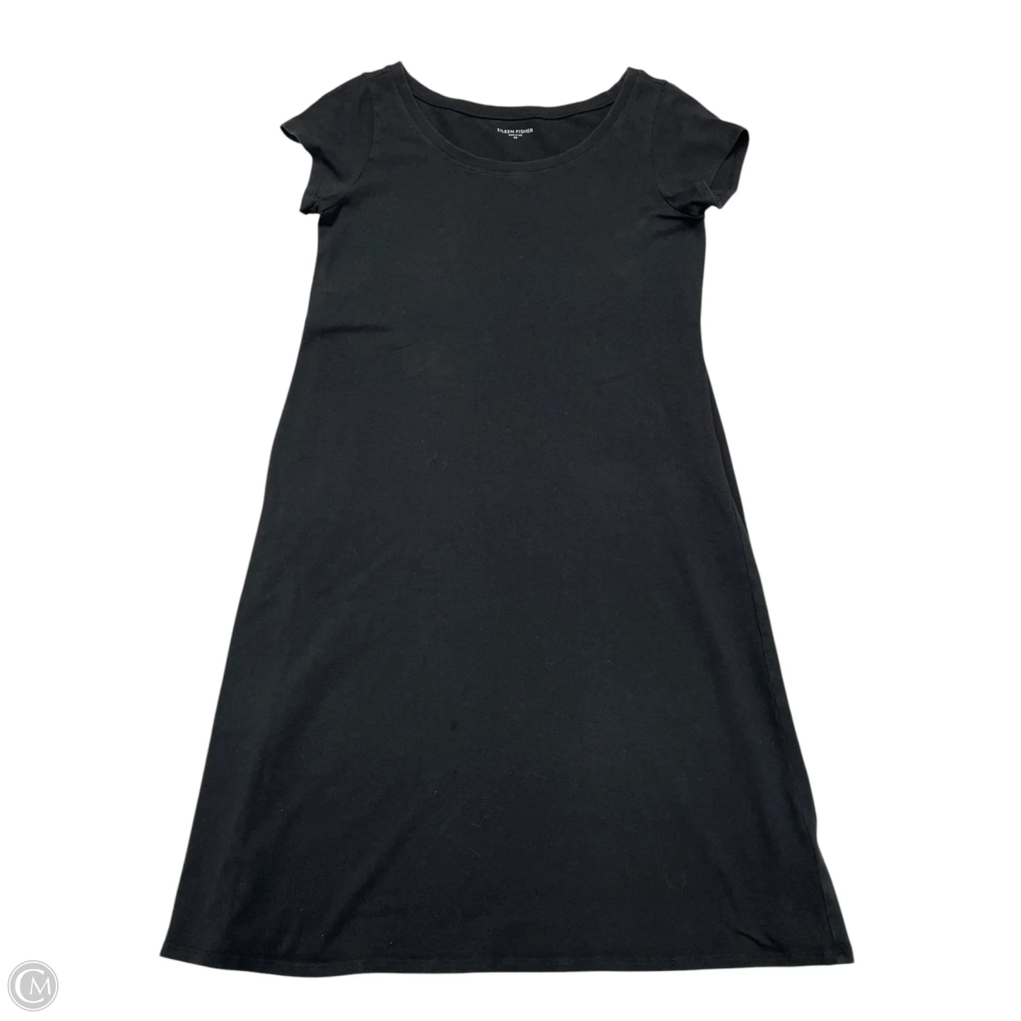 Dress Casual Midi By Eileen Fisher In Black, Size: Xs