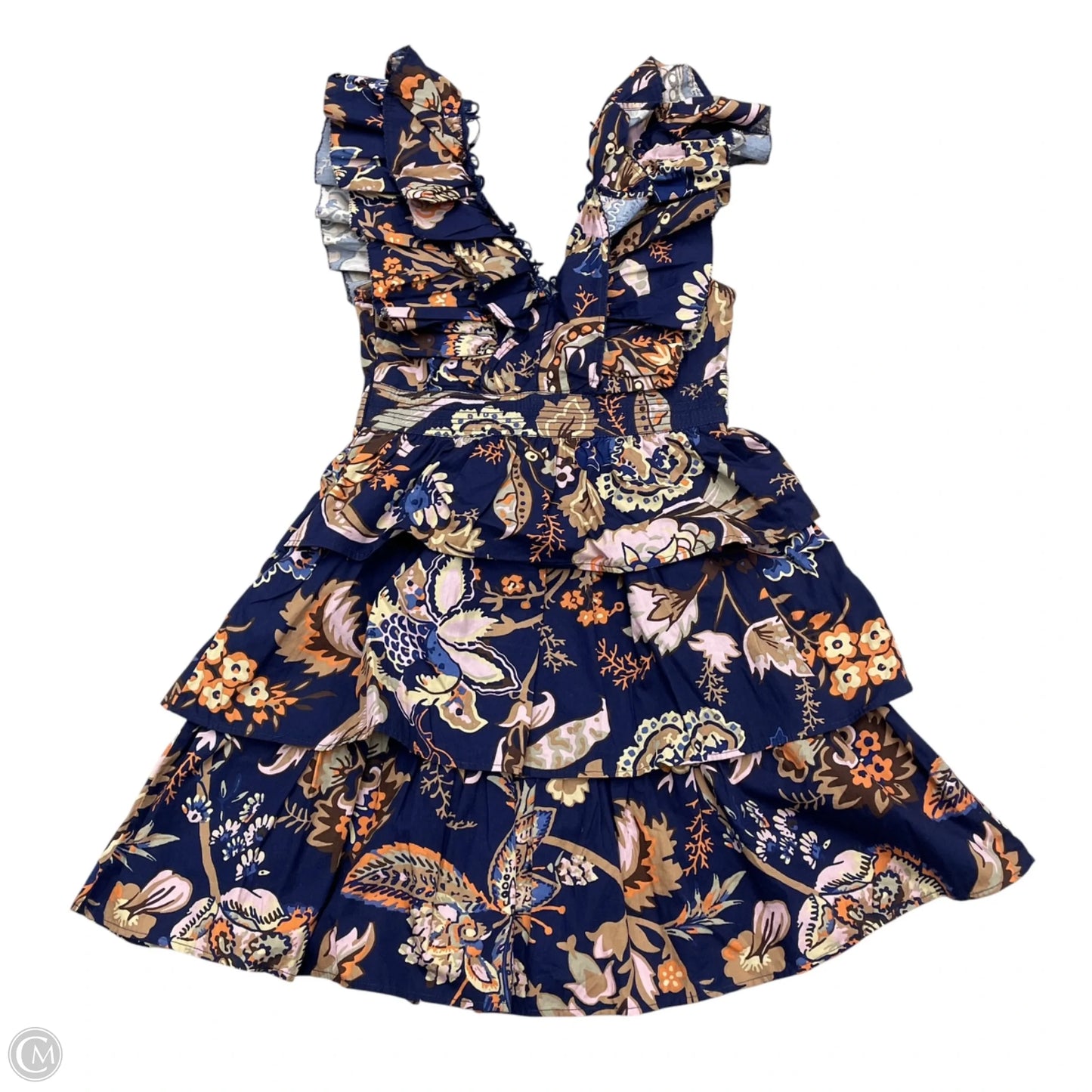 Dress Casual Short By Anthropologie In Navy, Size: Xxs