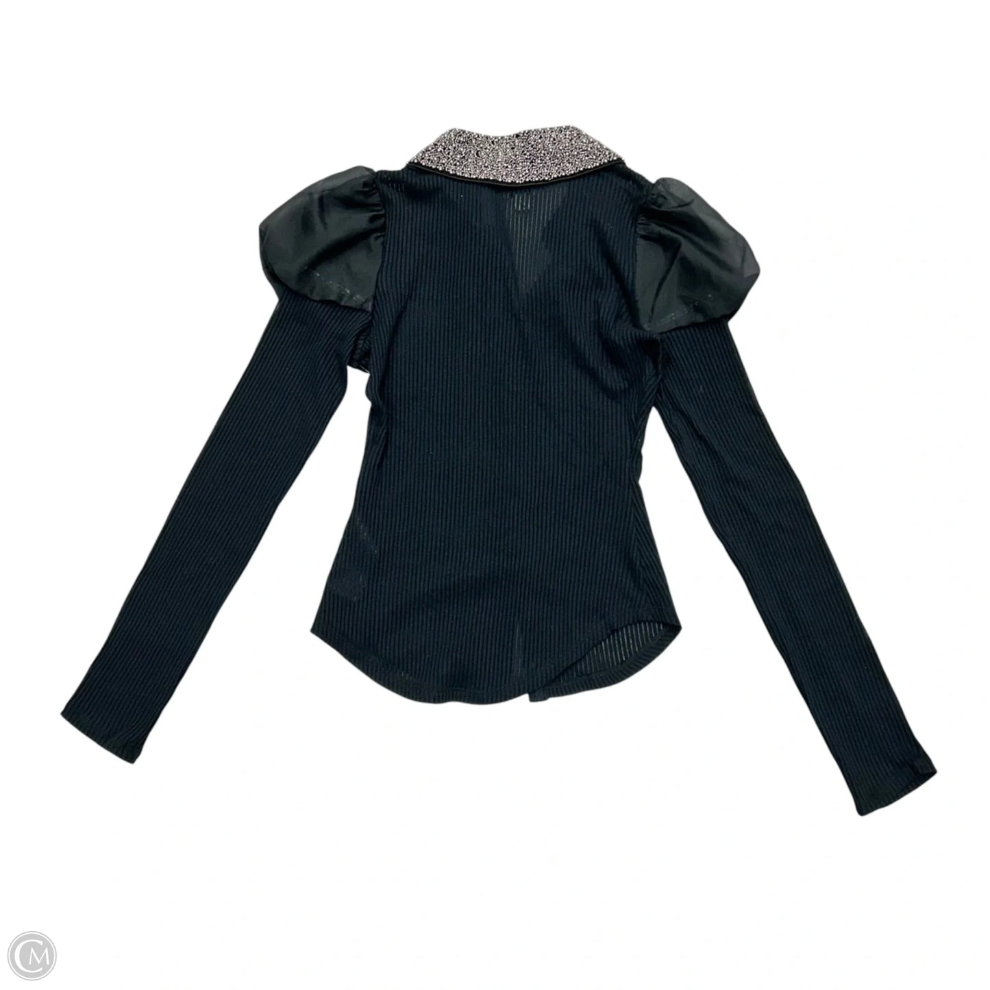 Top Long Sleeve By Maeve In Black, Size: Xxs