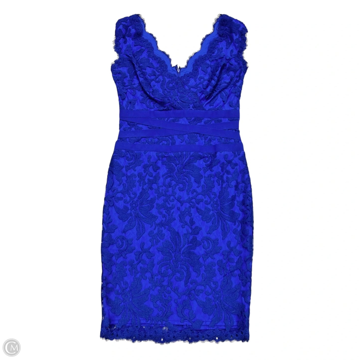 Dress Party Midi By Tadashi Shoji In Blue, Size: S