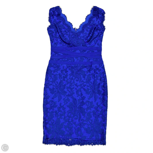 Dress Party Midi By Tadashi Shoji In Blue, Size: S