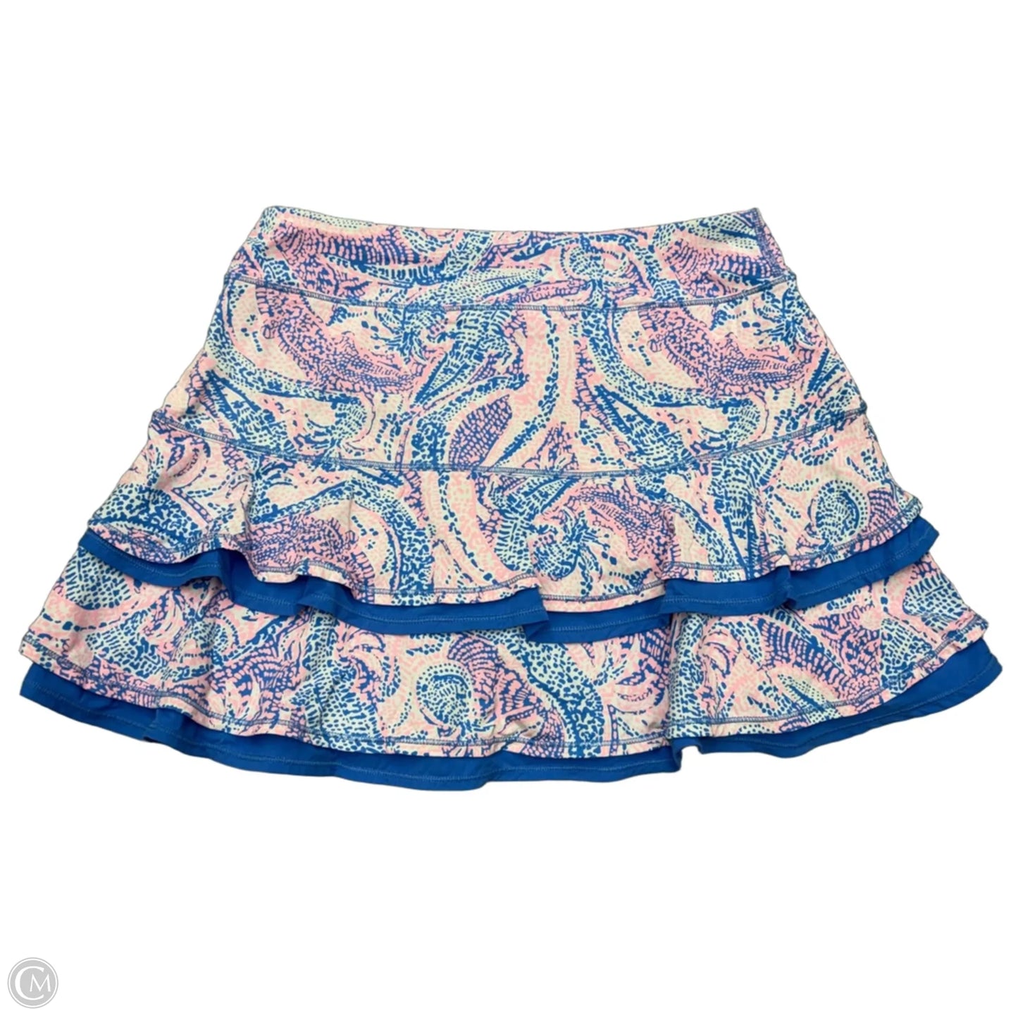 Skort Designer By Lilly Pulitzer In Blue & Pink, Size: S