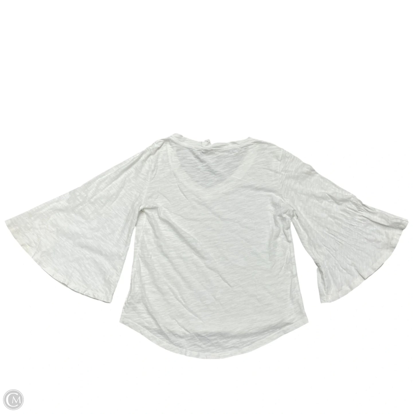 Top 3/4 Sleeve By Meadow Rue In White, Size: Xs