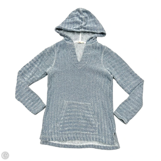 Sweatshirt Hoodie By Faherty In Blue, Size: S