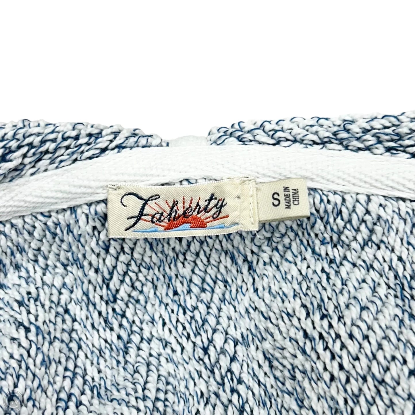 Sweatshirt Hoodie By Faherty In Blue, Size: S