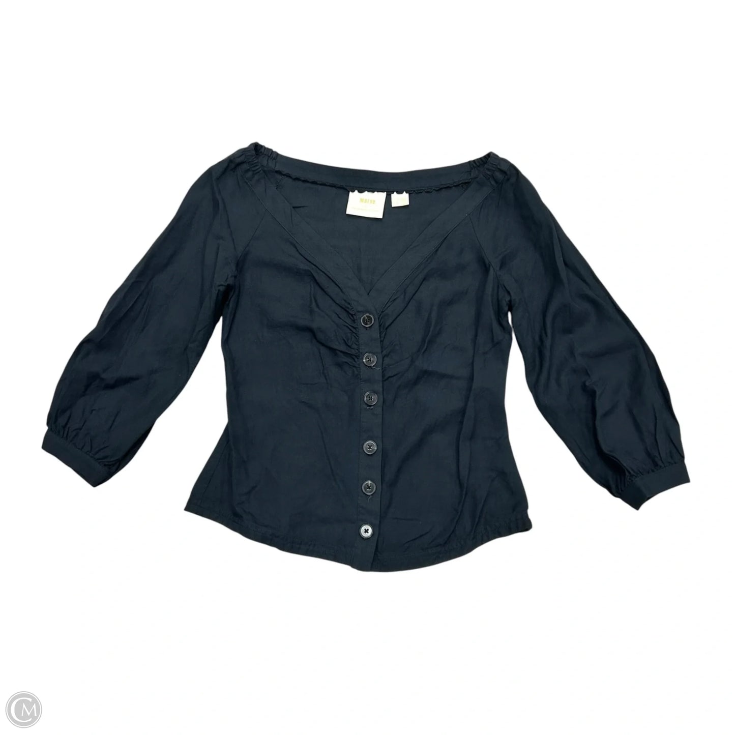 Top 3/4 Sleeve By Maeve In Black, Size: S