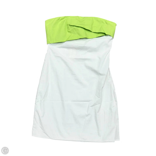 Dress Party Short By Flat White In Green & White, Size: Xs